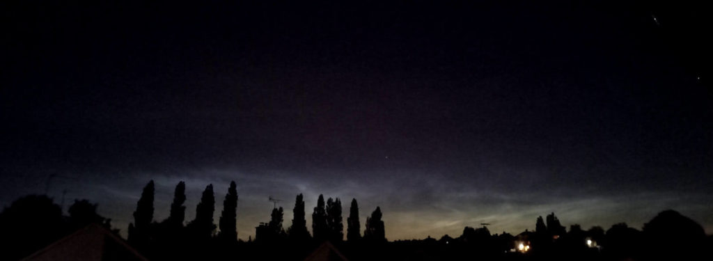 Noctilucent clouds: Carolyn Bedwell