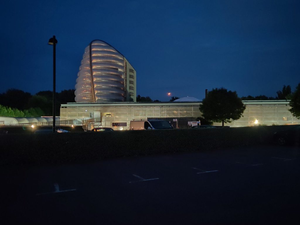 Eclipsed moon: Trevor Wood