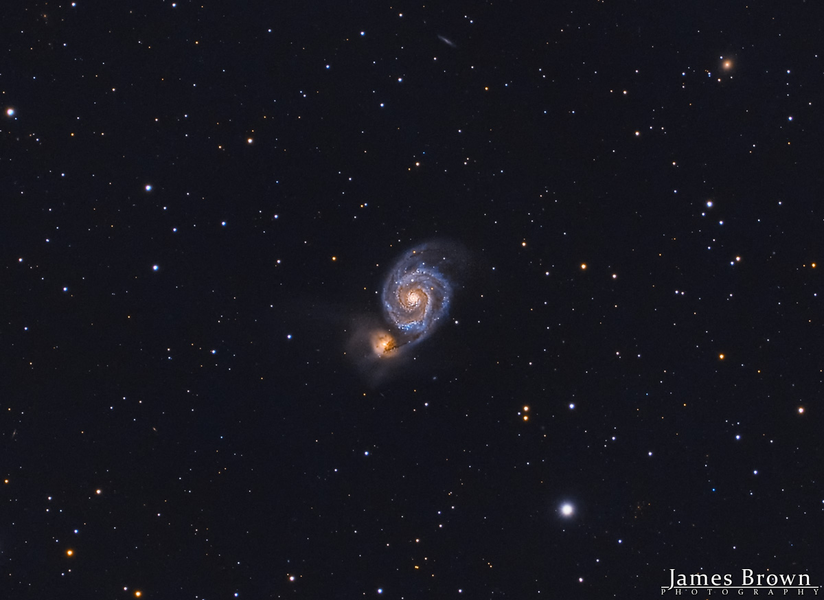 Whirlpool Galaxy: James Brown