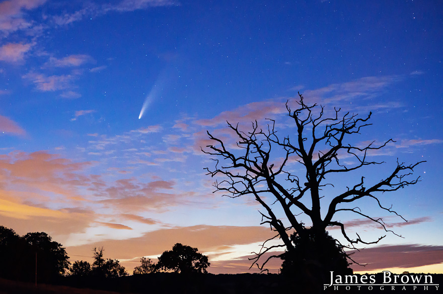 Comet Neowise: James Brown