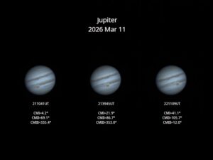 GRS transit of Jupiter by Gerard Postlethwaite