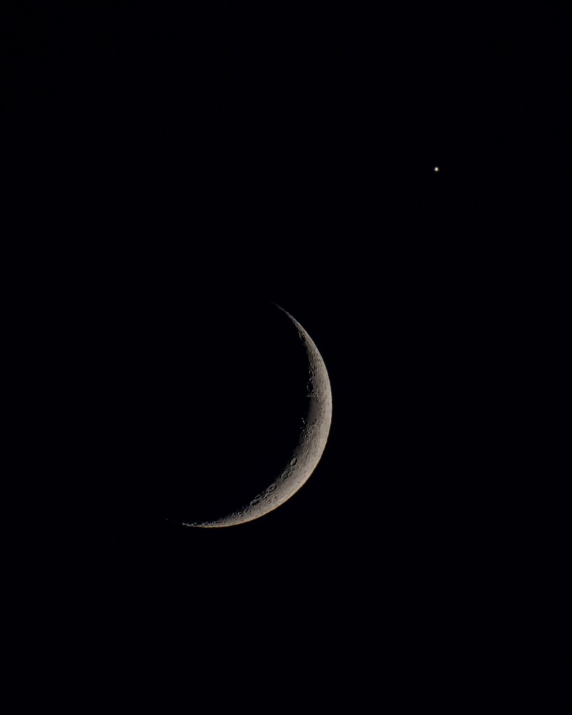 Venus/moon conjunction Ben Goddard 